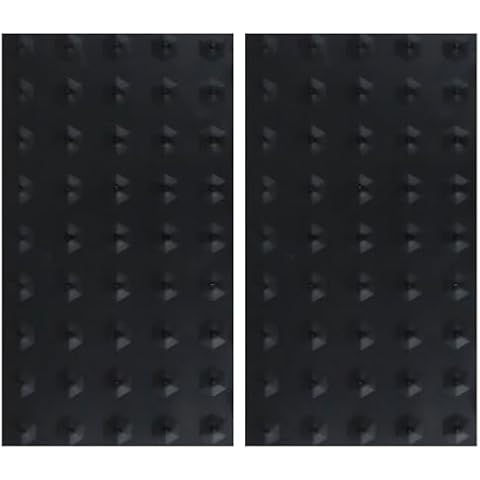Krown Snow Skate Studded Snowskate Grip - 90 Total Studs on 2 Sheets - Easy Peel and Stick Stomp Pad Style Traction Cover