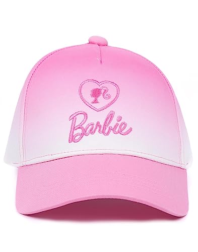 Barbie Girls Snapback Cap & Sunglasses | Kids Pink Ombre Summer Hat & Love Heart Shades Accessories | Adjustable Headwear4