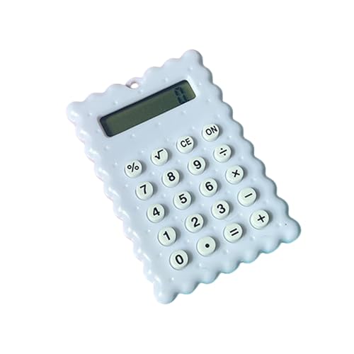 KENASTA 電卓 かわいい 8桁 ミニ計算機 子ども用 学生 学習 試験対応 軽薄 ポータブル 持ち運び便利 滑り止め 卓上 学校用 家庭 電卓 おしゃれ 文房具用品 (ブルー)のサムネイル