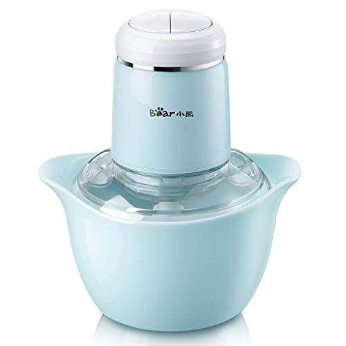 Elektrischer Fleischwolf 200 W Reinkupfer Motor Mini 2 Datei einstellbar Multifunktions-Küchenmaschine 1,2 l Keramikschale,