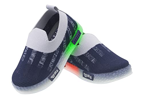Coolz-Kids-Unisex-Casual-Knitted-Shoes-with-Light-Blink-4-for-1-4-Years-Boys-and-Girls