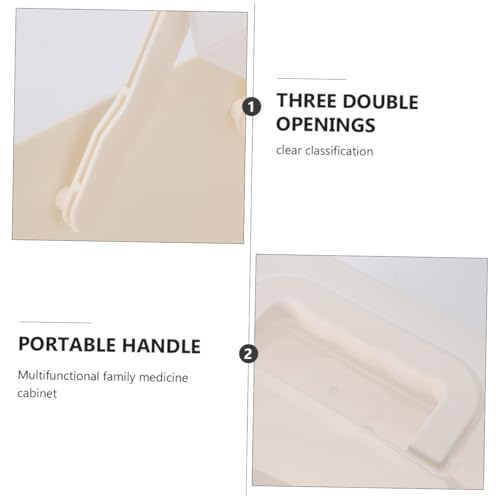 Boîte médicale portable ERINGOGO avec kit de rangement grande capacité - 5
