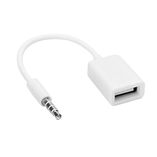 Ljudkabelomvandlare Adapterkabel, 3,5 Mm Hankontaktuttag Till USB-kvinnlig Aux, Kabeln är Tjockare och Lämplig för Anslutning Av Bilstereo och Extern U-skiva.