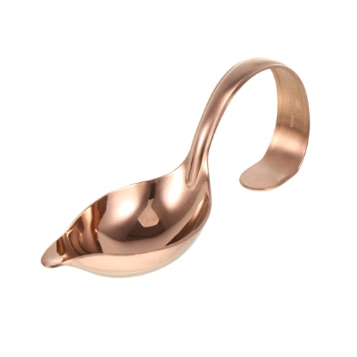 OKUMEYR 1pezzi Cucchiaio Decorativo Inossidabile Con Beccuccio Fine Per Salse e Decorazioni Alimentari Utensile Da Cucina Per Dolci e Piatti Gourmet