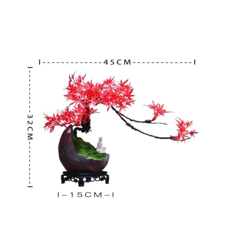 Bonsaï artificiel en pin avec vase, cadeau idéal