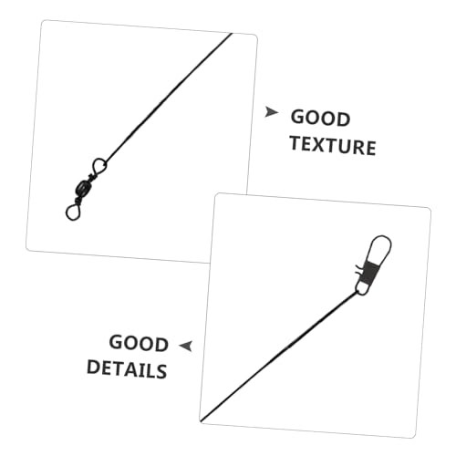 50pcs Bite Fishing Leaders High Strength Wire Leaders miniatura 3