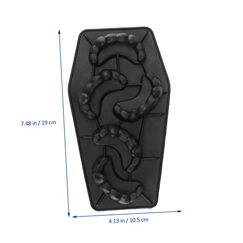 Molde para cubos de hielo dientes vampiro Halloween miniatura 3