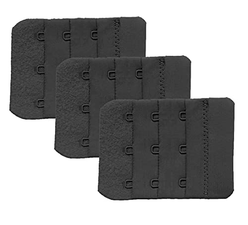 Image of Women Bra Hook Extender 3 Hook 3 Eye Extender Save Your Bra Increase Band Length-Bra Extensions-Bra Extender Hook-Bra Hooks for Women-Bra Hook and Eye-Bra Hook Extender Combo