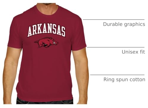 Image of NCAA Gameday Cotton T-Shirt for Men and Women | Officially Licensed NCAA Tee - Preshrunk Ring-Spun Cotton - Screen-Printed Team Logo