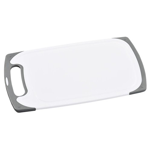 Kesper 3 Tablas de trinchar, Rutsch-Stopp, Tabla de Cortar, Tabla de Desayuno, de plástico, tamaño: Aprox. 327 x 200 x 10 mm, en Color Gris.