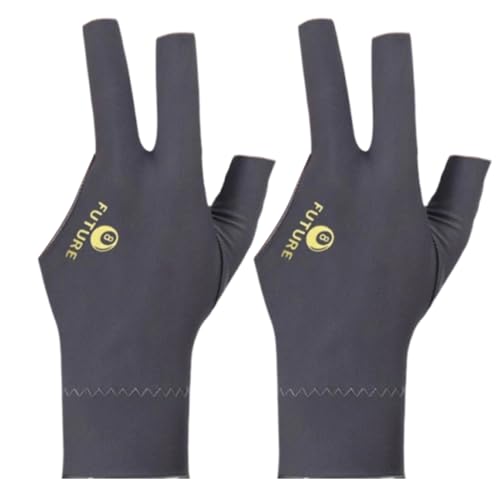 DLPRK 2 Paires de Gants de Tennis de Table, Gants antidérapants à Trois Doigts, adaptés aux Sports de Raquette tels Que Le Tennis, Le Billard et la Natation.
