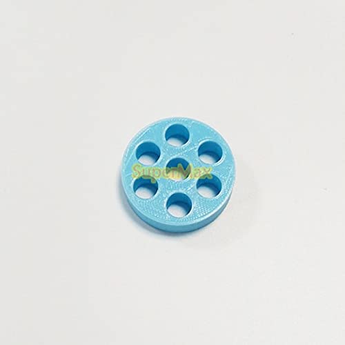 Connectors Cable Harness Tool Wire Combing Tool Network Cable Organizer 7-Hole Round Wire Harness for 5category 6 Category Network line - (Cable Length: 5 and 6 Category, Color: Light Blue)