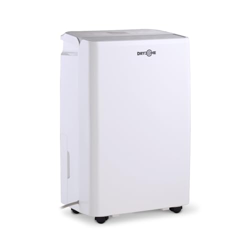 Dryzone Déshumidificateur et Purificateur d'air Électrique Avec Filtre HEPA – Séchage Linge – Anti-Condensation & Moisissures –12L/Jour – Silencieux, Basse Consommation
