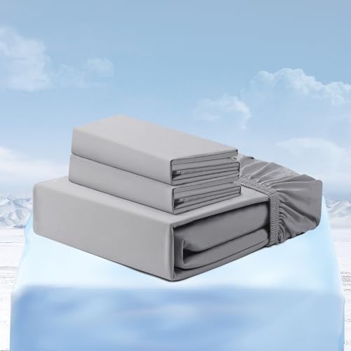 Kivik Cooling Fitted Sheets Set Queen Size, Silky Soft