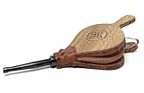 MGE - Fuelle Manual para Chimenea y Barbacoa - Soplador para Barbacoa - Soplador de Chimenea -Accesorios Chimenea y Utensilio Chimenea en Madera Natural - 51 cm