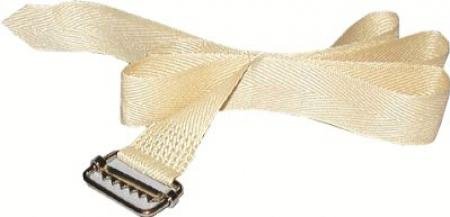 Sangle pour dossier de classement, 1 m, beige - Lot de 25
