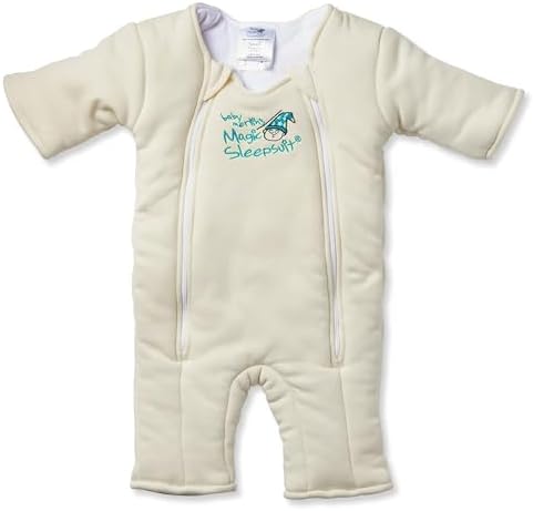 Baby Merlins Magic Sleepsuit Cotton - Cream - 3-6 months