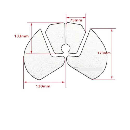 Protections de réservoir MT-07 autocollants antidérapants - 7