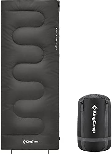 KingCamp Oxygen Sleeping Bags for Camping 3 Season Lightweight, Sleeping Bag Winter Ultralight 1kg, Sleeping Bag for Adults Joinable sleeping bag for children for Outdoor Camping Hiking in 6 Colors