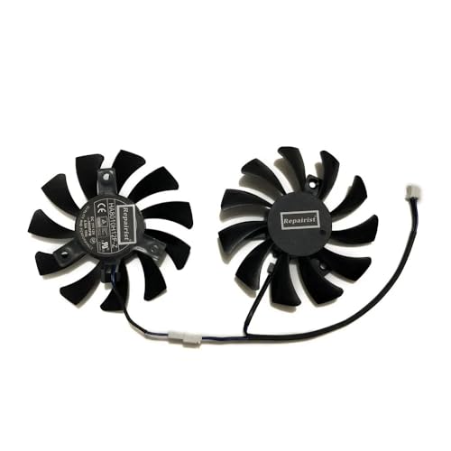 Ventiladores HA8010H12F-Z de 75mm para solucionar el sobrecalentamiento en MSI GTX 750 Ti