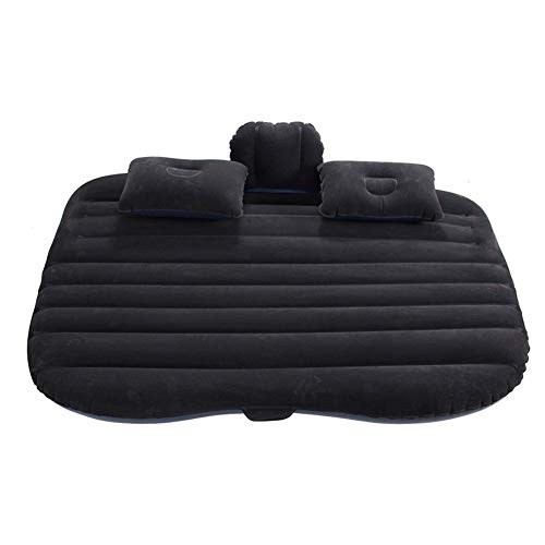Image of Oshotto Multifunctional Car Travel Bed Mattress with Two Air Pillows, Car Air Pump Compatible with BMW X3 (Black)