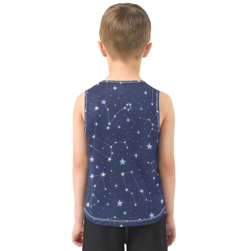 Tank Tops for Boys Quick Dry Boys Workout Sleeveless Shirts Lightweight Summer Sportswear Outdoor Play Outfit3
