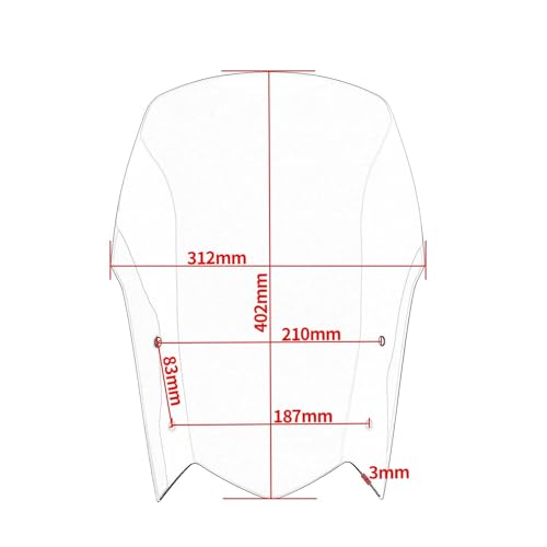 Déflecteur de vent pour Yamaha Tenere 700 2019-2023
