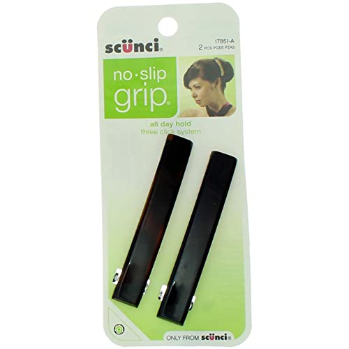 Scunci No Slip Grip Barrettes