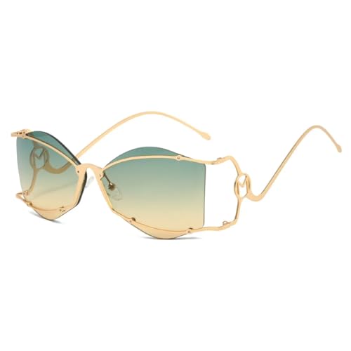 Lunettes de soleil punk UV400 pour bloquer l'éblouissement et affirmer un style unisexe unique