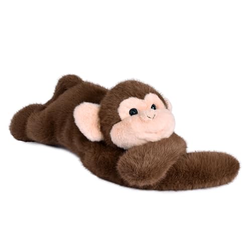 Histoire d'ours - Peluche Singe Lestée PodColl 50 cm - Grande Peluche XL Réconfortante et Anti Stress - Doudou Ultra Doux à Enlacer - Coussin Lesté...