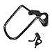 Steel Rear Derailleur Protector for Mountain for Bike, Road for Bike, Folding for Bike, for Bike Chain Gear Guard Cover, Black（Small Sizes）