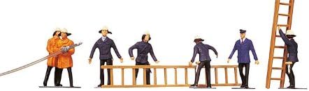 Faller 151006 Firemen with Accessories HO Scale Figure Set