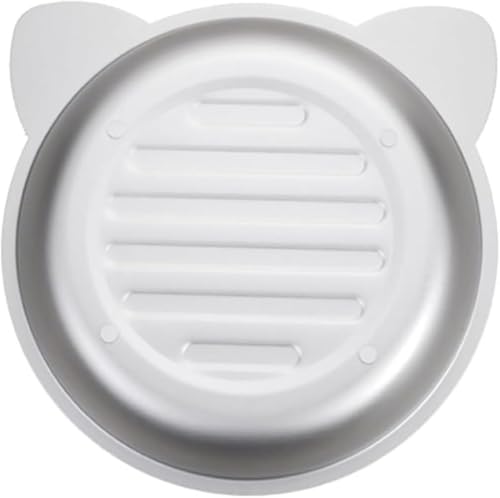 KryZaro猫用アルミベッド 45CM シルバー 猫鍋クールタイプ ひんやり冷却機能 夏用アイスベッド アルミキャットボウル兼用 ペット夏用寝床