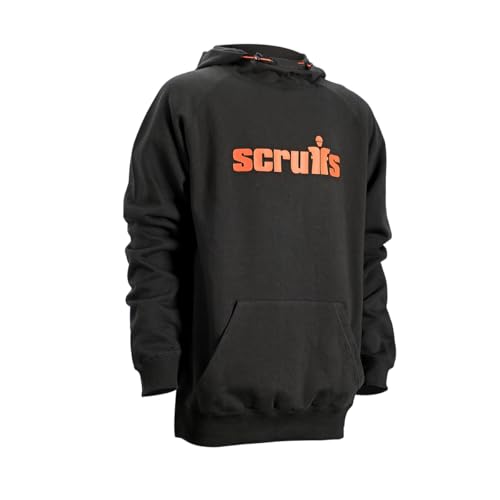 Sweat à capuche Scruffs Tamworth chaud et résistant noir XL