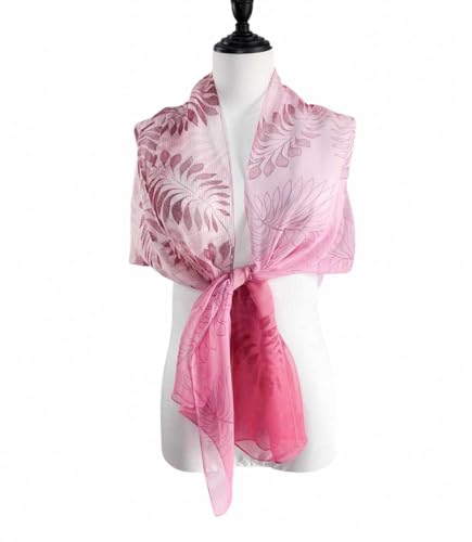 Image of Acotavie Scarfs for Women Lightweight Fashion Scarves Print Floral Pattern Scarf Shawl Wraps