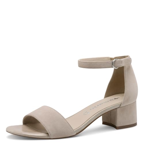 Tamaris Sandalette Damen Blockabsatz grau,EU 38