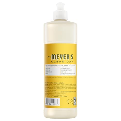 Image of Mrs. MEYER'S Clean Day Dish Soap 16 FL OZ Each, Fresh Cut Grass, Tomato Vine, Dandelion, Blueberry, 1 CT (Variety Pack)