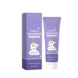 Dentifricio alla vaniglia, 50 g, schiuma ricca, idrata le setole