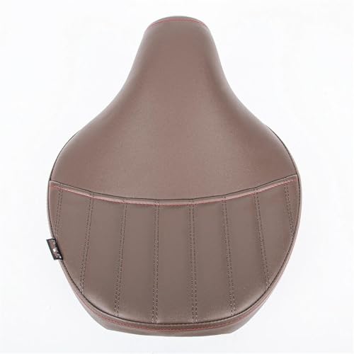 Capot de selle moto solo Triumph Bobber en cuir brun | Finition custom premium