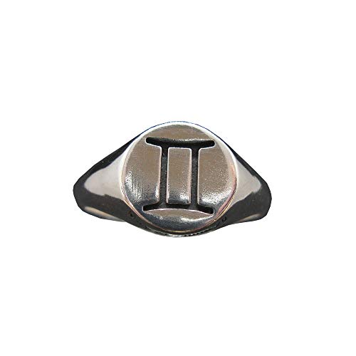 Bague en argent massif 925 Gémeaux le cadeau d'anniversaire astrologique idéal