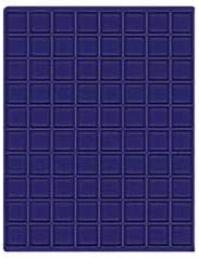 Lindner 2180ME Velour Insert Dark Blue, 2180ME (Ø 24 mm)