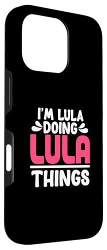 Image of Personalized First Name I'm Lula Doing Lula Things Case for iPhone 16 Pro