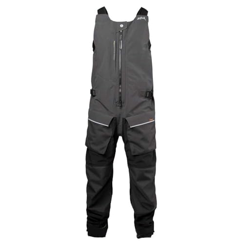 Zhik Mens OFS800 Offshore Sailing Yachting and Dinghy Salopettes - Black - Breathable Waterproof Sprayproof Mens Size - M