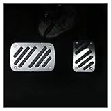 Pour Peugeot 3008 GT SUV (2016 2021)   Boîte Automatique Protection Pédales Frein Et D'accélérateur Pedale Repose Pieds Voiture(Argent)
