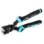 SHALL 8-Inch Nail Puller, 8" End Cutting Pliers, Two-Color Ergonomic Handle, Grip Area for Pulling Nails & Gripping Wires, More Efficient Leverage