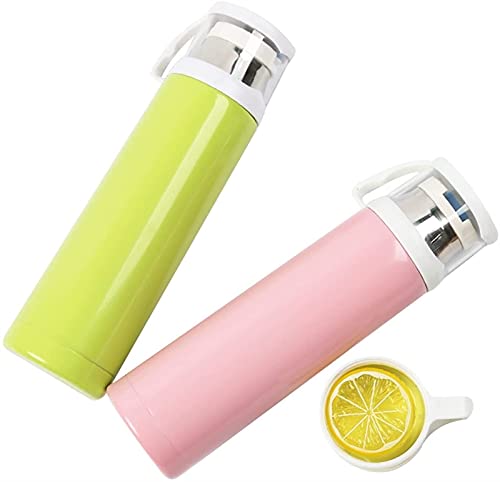 Termos Exterior Botella de Agua aislada de Doble Capa, Taza de café 500 ml Taza térmica de Acero Inoxidable Taza Taza de… - Imagen 6