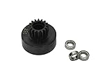  RC Model Steel Clutch Bell 16T for Traxxas 1/10 T-Maxx Monster Truck w/ 3 Ball Bearings