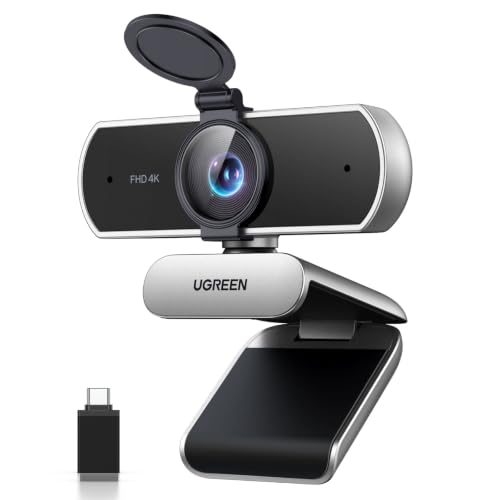 UGREEN FineCam Lite 4K, Autofokus, Dual-Mikrofon, mit Objektivabdeckung – Ansicht 1