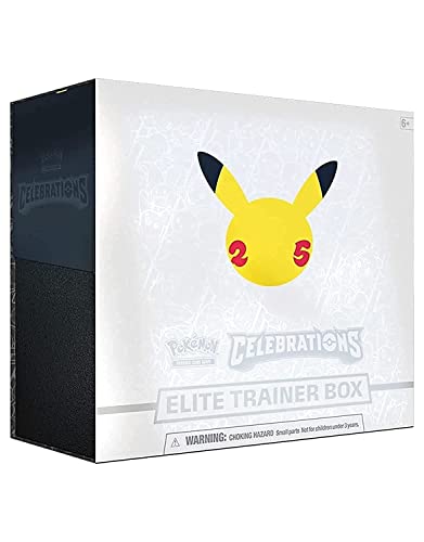 Pokémon Celebrations Top-Trainer-Box, Kartenspiel, ab 6 Jahren, für 2 Spieler, über 10 Minuten Spieldauer