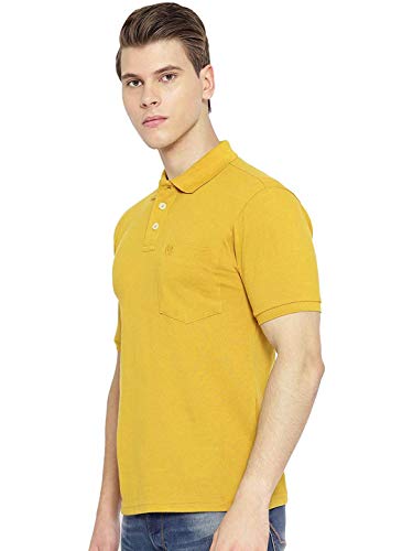 Image of CHKOKKO Men's Polo Cotton Regular Fit Half Sleeves T-Shirt with Pocket